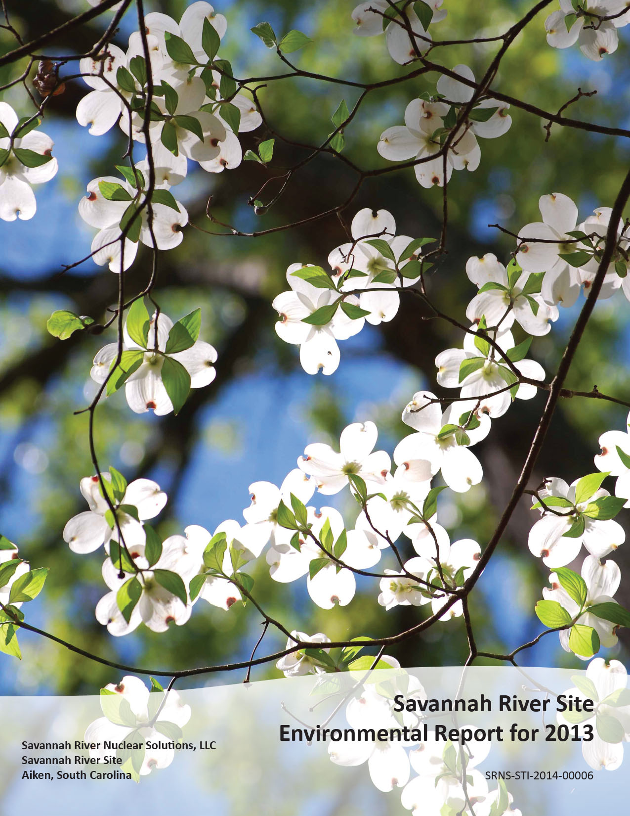 2013 SRS Environmental Report Cover